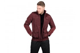 Maserto Slim Fit Erkek Bordo Mont