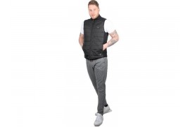 Maserto Slim Fit Siyah Spor Yelek